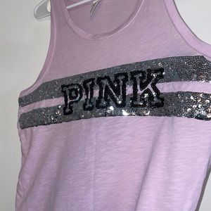 GUC PINK Sequin Tank